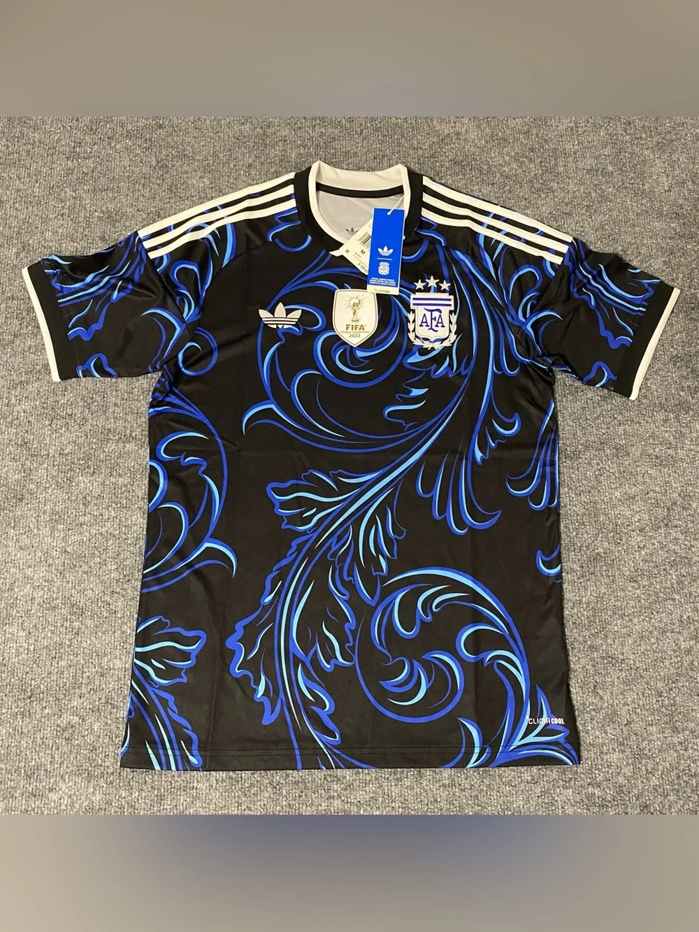 Adidas Argentina World Cup 2026 Away Jersey Blue Climacool Mens Medium NWT